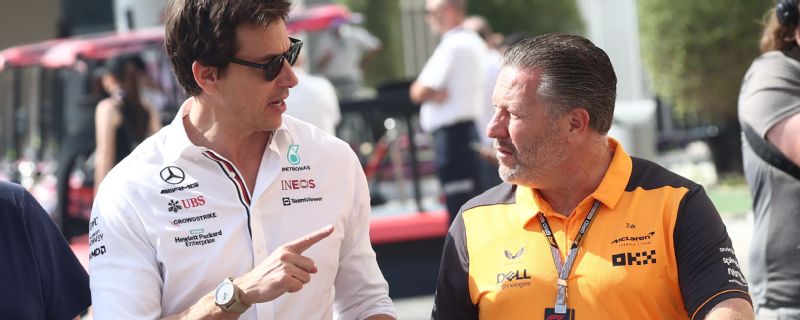 McLaren CEO Zak Brown challenges Mercedes boss Toto Wolff to Vegas boxing match
