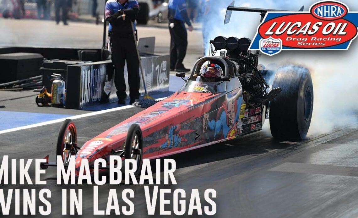 Mike MacBrair wins Top Dragster at NHRA Four-Wide Nationals