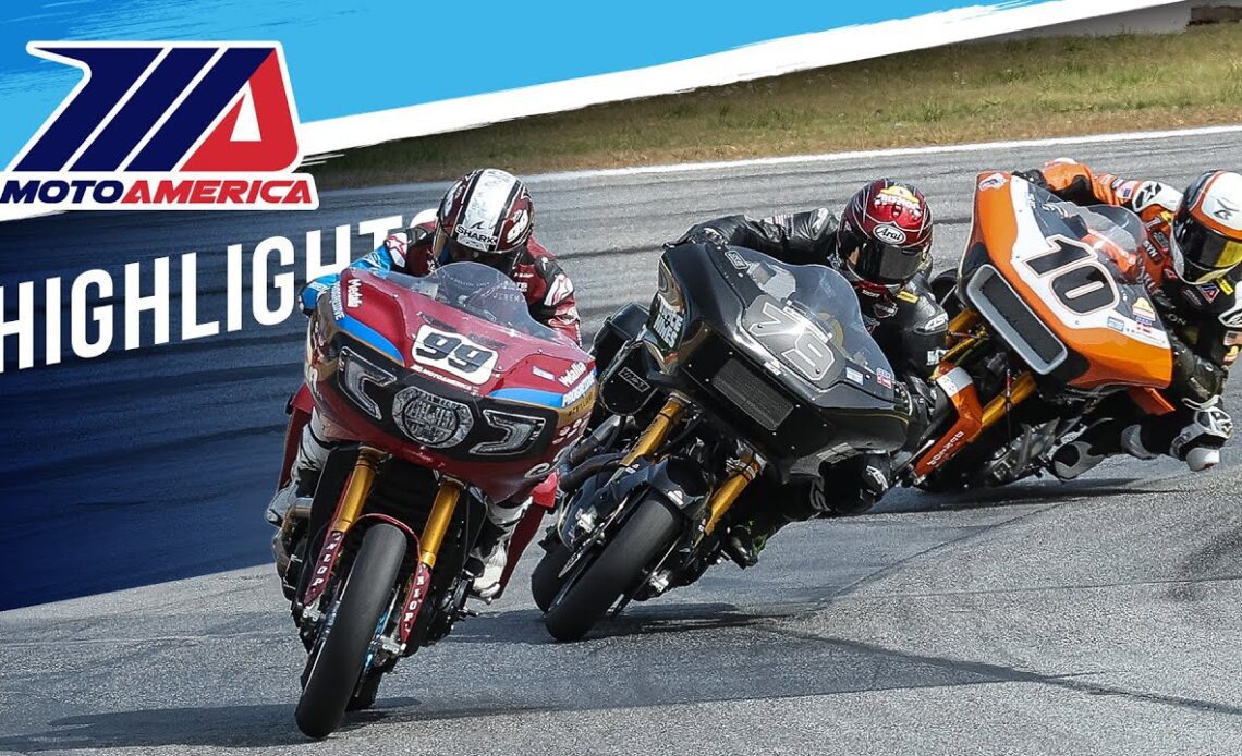 MotoAmerica Mission King of the Baggers Race 2 Highlights at Road Atlanta 2023