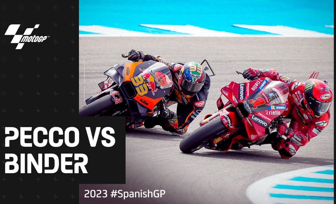 #MotoGP's heart-stopping last lap! 🔥 | 2023 #SpanishGP