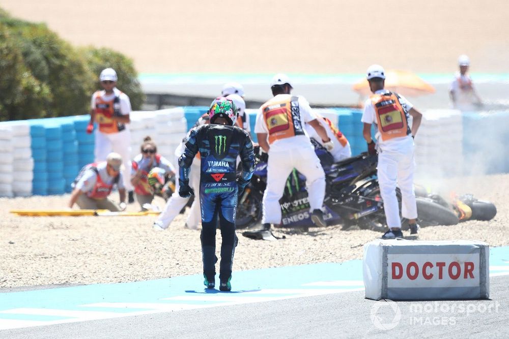 Franco Morbidelli, Yamaha Factory Racing crash