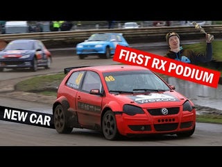 New car and first rallycross podium