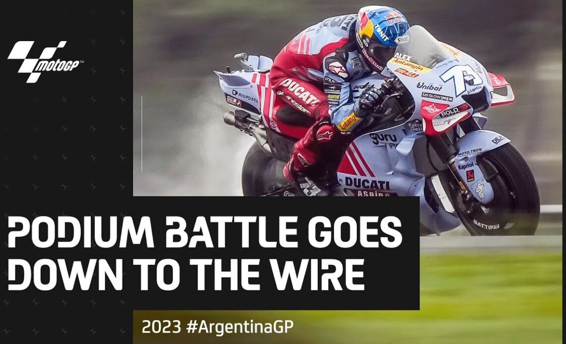 Podium battle goes down to the wire ⚔️ | MotoGP™ Last Lap - 2023 #ArgentinaGP