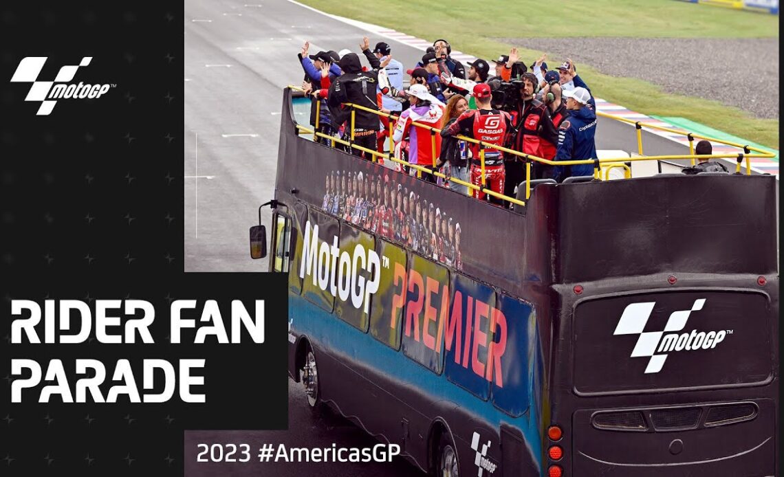 Rider's Fan Parade at the #AmericasGP