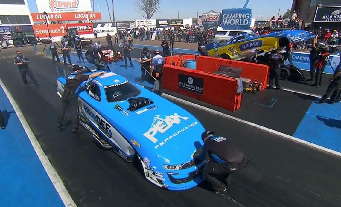 Robert Hight, John Force, Funny Car, Eliminations Rnd 1, Arizona Nationals, Wild Horse Pass Motorspo