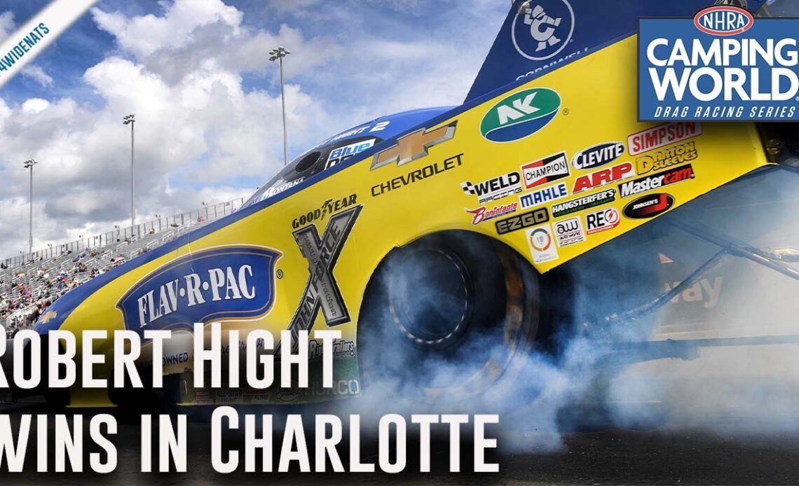 Robert Hight wins in Charlotte