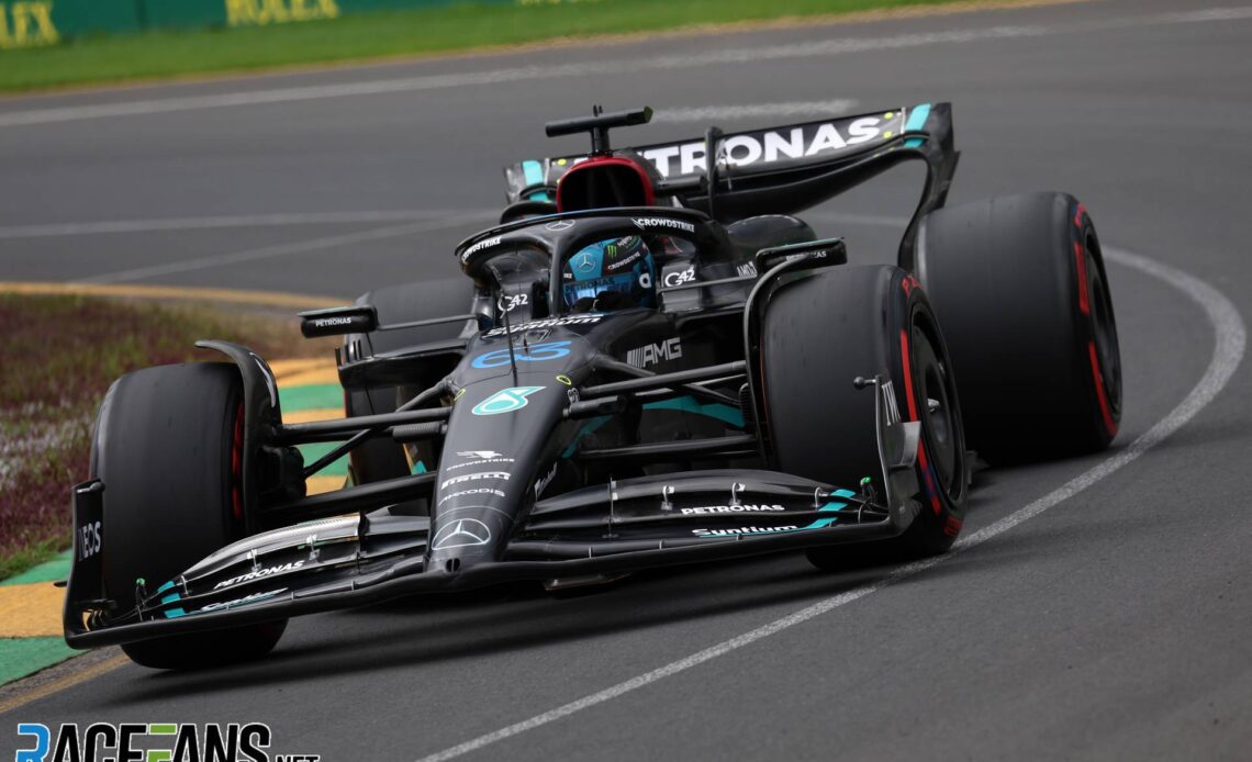 George Russell, Mercedes, Albert Park, 2023