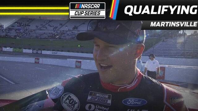 Ryan Preece takes pole position at Martinsville Speedway