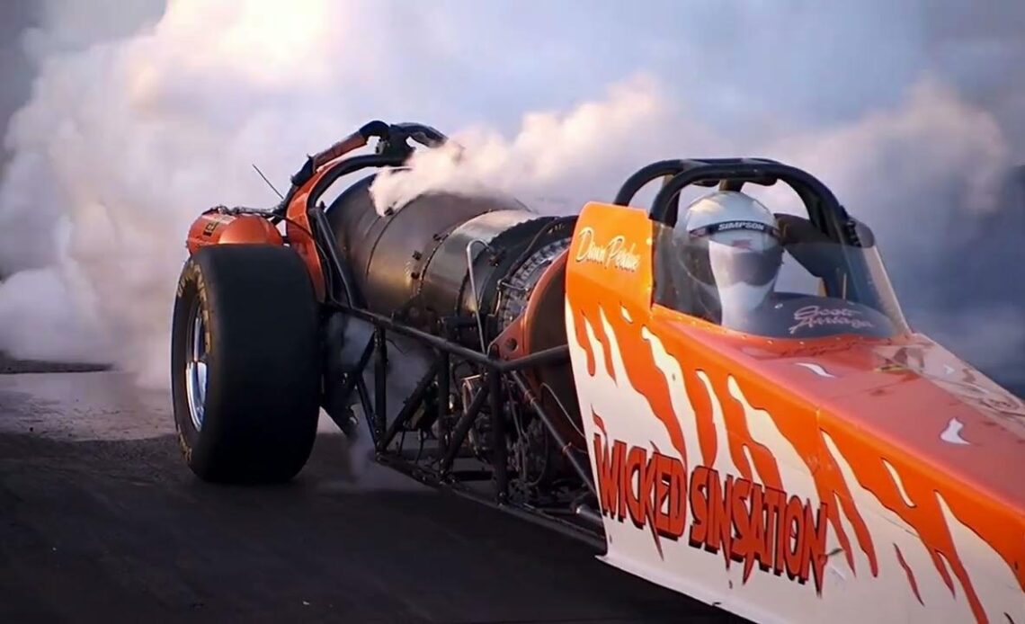 Scott Arriaga, Wicked Sinsation Jet Dragster, Sporty Bandimere, Muy Caliente Jet Dragster, Arizona N