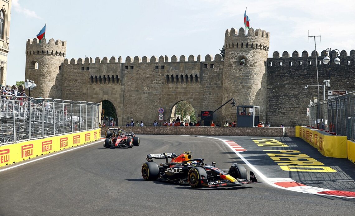 Sergio Perez wins Azerbaijan GP in Red Bull 1-2