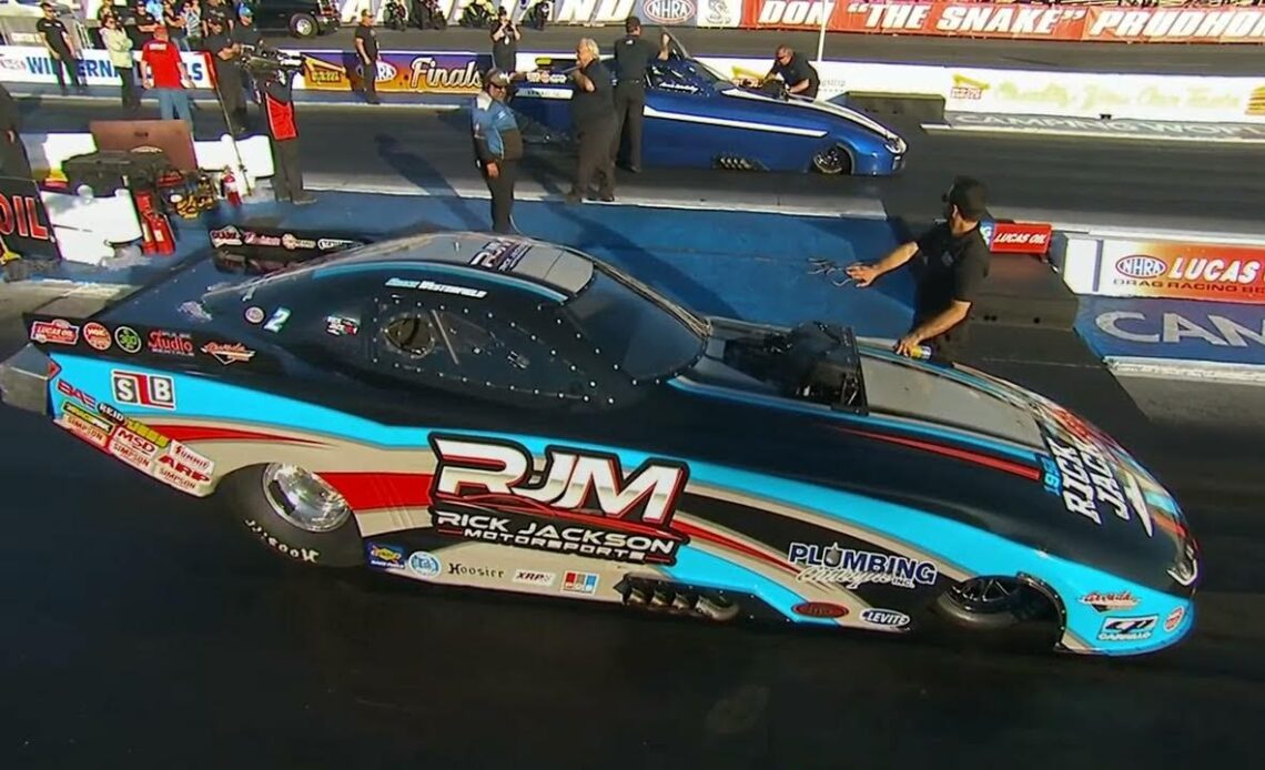 Shane Westerfield, Annie Whiteley, Top Alcohol Funny Car, Eliminations Rnd 2, Lucas Oil Winter Natio