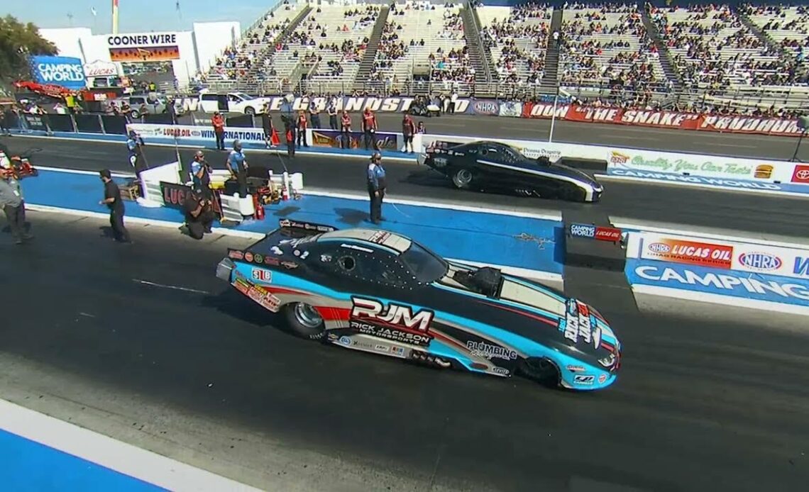 Shane Westerfield, Ray Martin, Top Alcohol Funny Car, Eliminations Rnd 1, Lucas Oil Winter Nationals