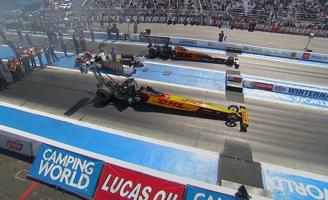 Shawn Langdon,  Tony Schumacher, Jason McCollouch, Top Fuel Dragster, Eliminations Rnd 1, Lucas Oil