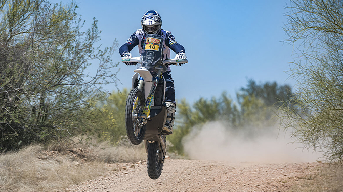Solid Opening Stage for Husqvarna Factory Racing at 2023 Sonora Rally