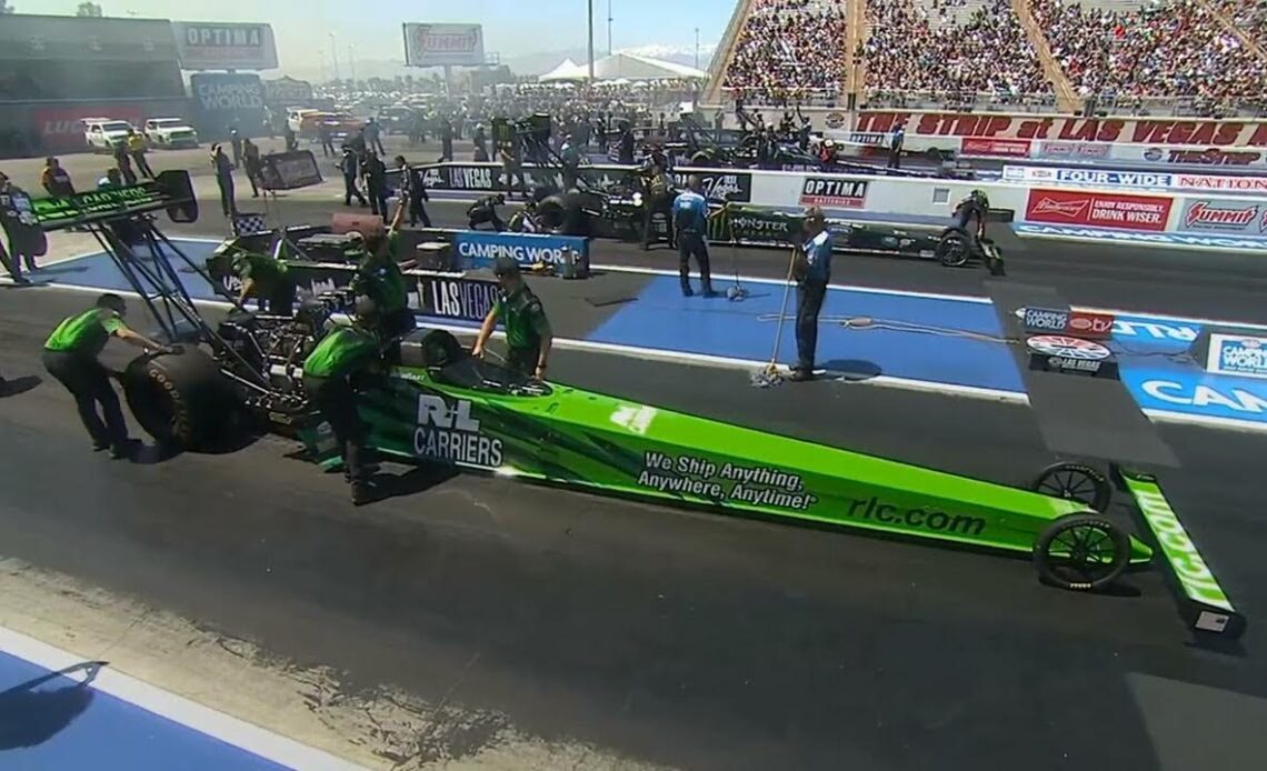Steve Torrence, Justin Ashley, Brittany Force, Josh Hart, Top Fuel Dragster, Qualifying Rnd 3, Four