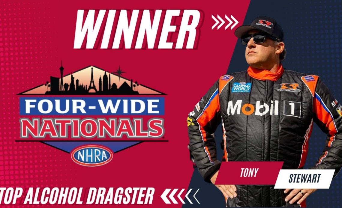 TONY STEWART CAPTURES 1ST NHRA WIN IN TOP ALCOHOL DRAGSTER AT LAS VEGAS| INSIDE THE NHRA