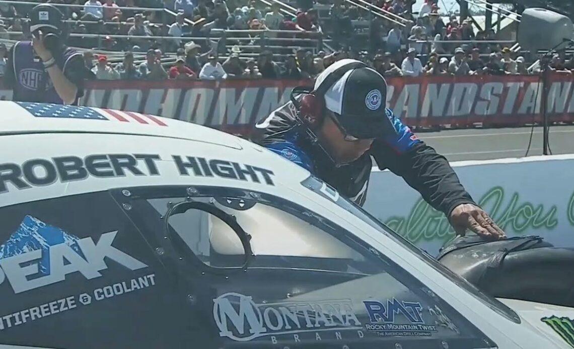 Terry Haddock, Robert Hight, Johnny West, Funny Car, Eliminations Rnd 1, Lucas Oil Winter Nationals,