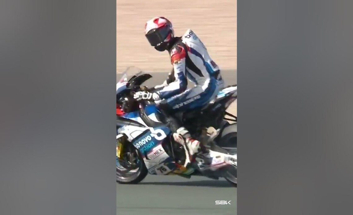That's not what he needed 😩 | #NLDWorldSBK 🇳🇱