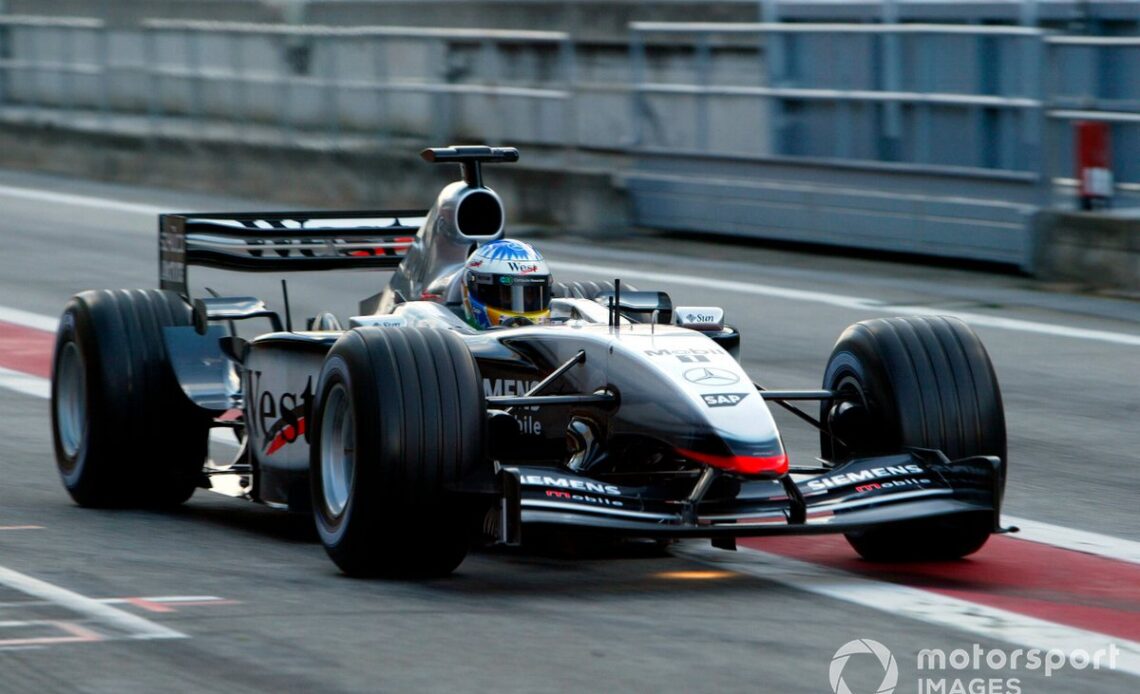 The MP4-17's successor never lived up to expectations, forcing McLaren to revert to an updated version of the old car for 2003