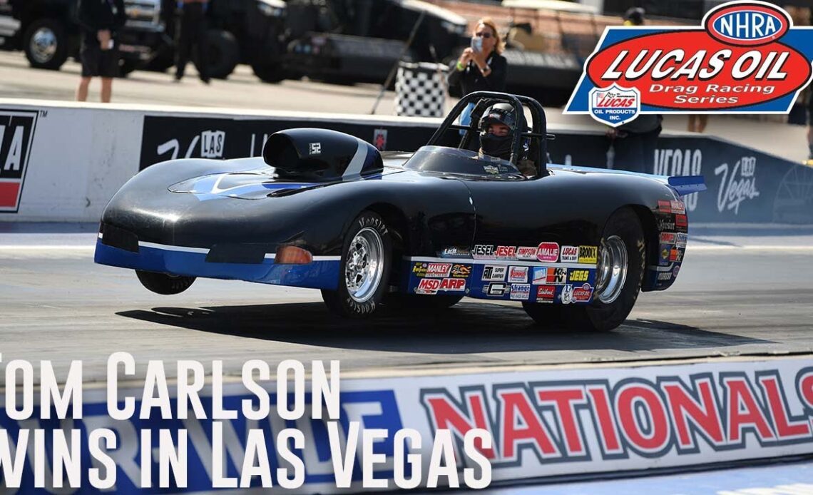 Tom Carlson wins Super Gas at NHRA Four-Wide Nationals