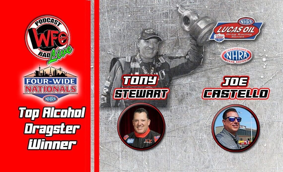 Tony Stewart - Top Alcohol Dragster Winner - Las Vegas Four-Wide NHRA Nationals