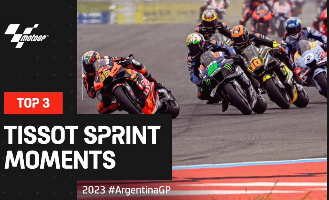 Top 3 Tissot Sprint Moments | 2023 #ArgentinaGP 🇦🇷