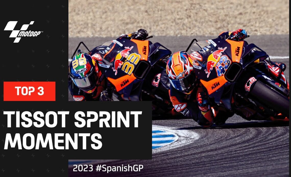 Top 3 Tissot Sprint Moments 🔥 | 2023 #SpanishGP
