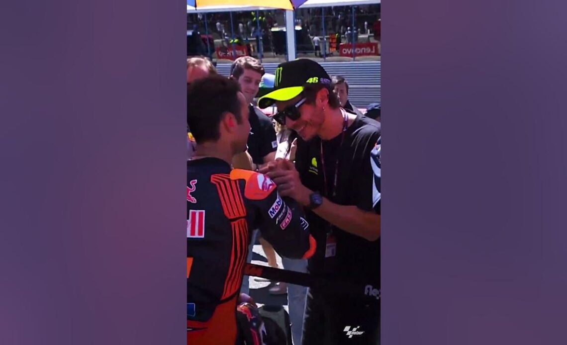 Valentino Rossi and Dani Pedrosa reunite! 🤝 | 2023 #SpanishGP 🇪🇸