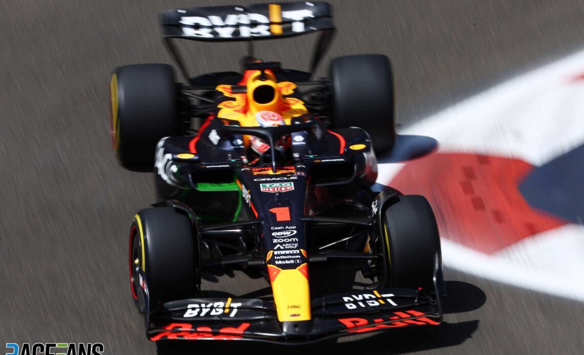 Verstappen pips Leclerc in sole Baku practice as fault halts Alpine pair · RaceFans