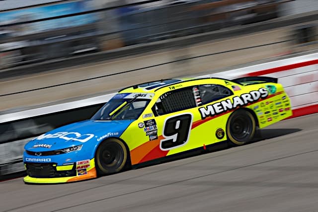 NASCAR Xfinity Series; #9: Brandon Jones, JR Motorsports, Menards / NIBCO Chevrolet Camaro