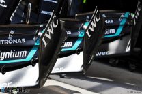 Mercedes front wings, Miami International Autodrome, 2023