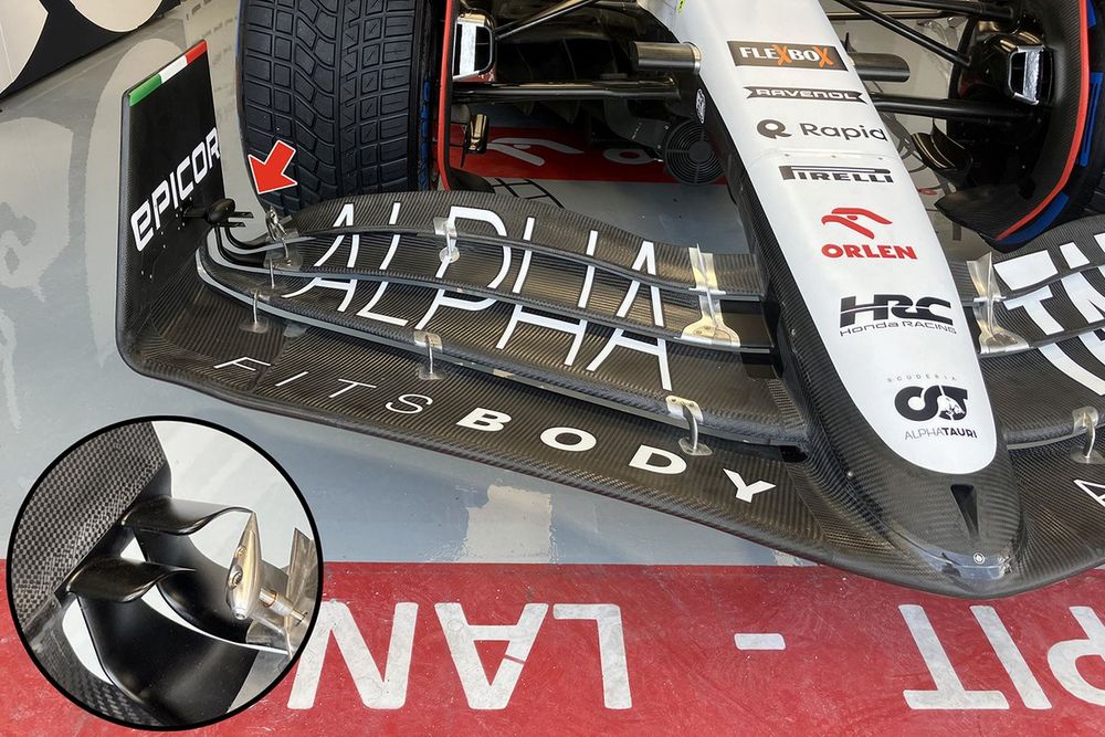 AlphaTauri AT04 front wing