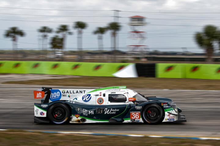 Gabby Chaves during the Mobil 1 12 Hours of Sebring at Sebring International Raceway, 3/18/2023 (Photo: Courtesy of IMSA)