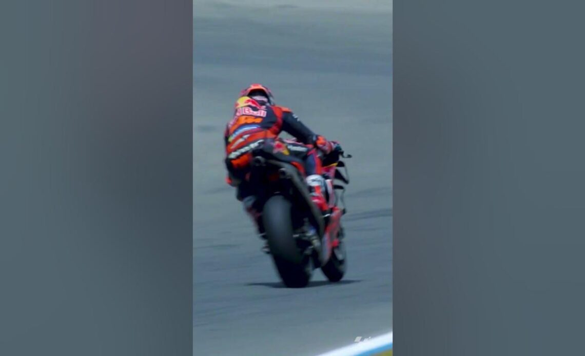 Bagnaia and Miller get physical at T6 ⚔️ | 2023 #SpanishGP 🇪🇸