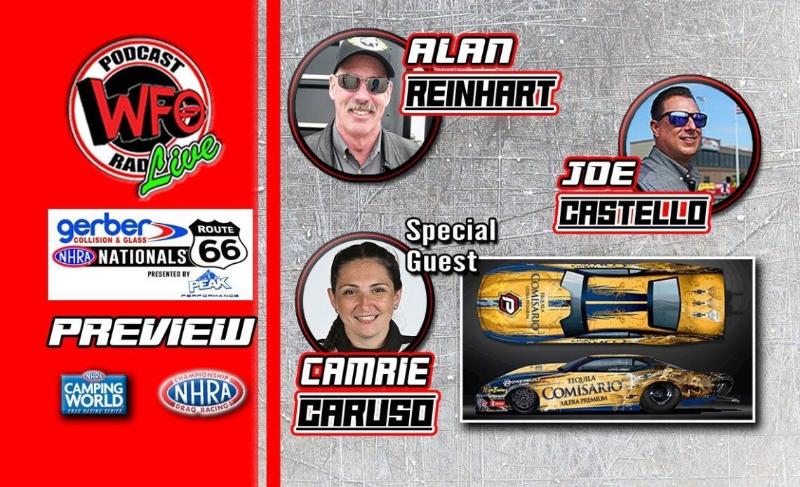 Camrie Caruso previews the Gerber Collision & Glass NHRA Route 66 Nationals presented by Peak