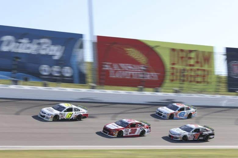 2022 ARCA Kansas II pack racing - Rajah Caruth, No. 6 Rev Racing Chevrolet (Credit: Jared East/ARCA Racing used with permission)