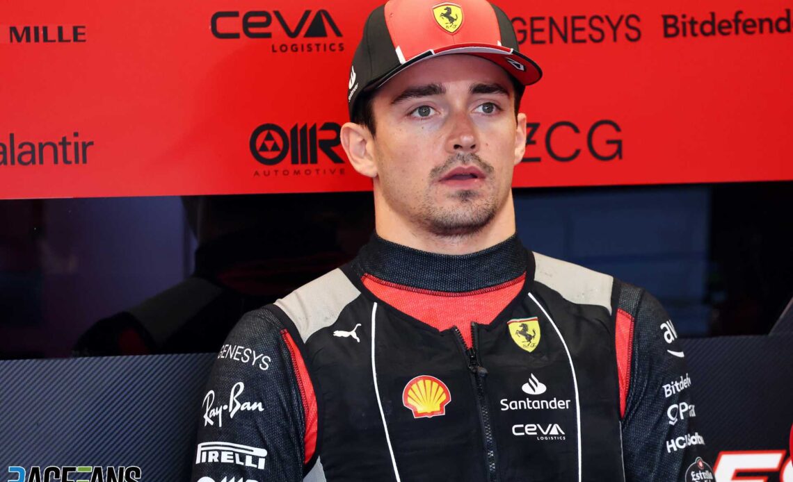 Ferrari won't tell Leclerc to "calm down" after third crash in eight days · RaceFans