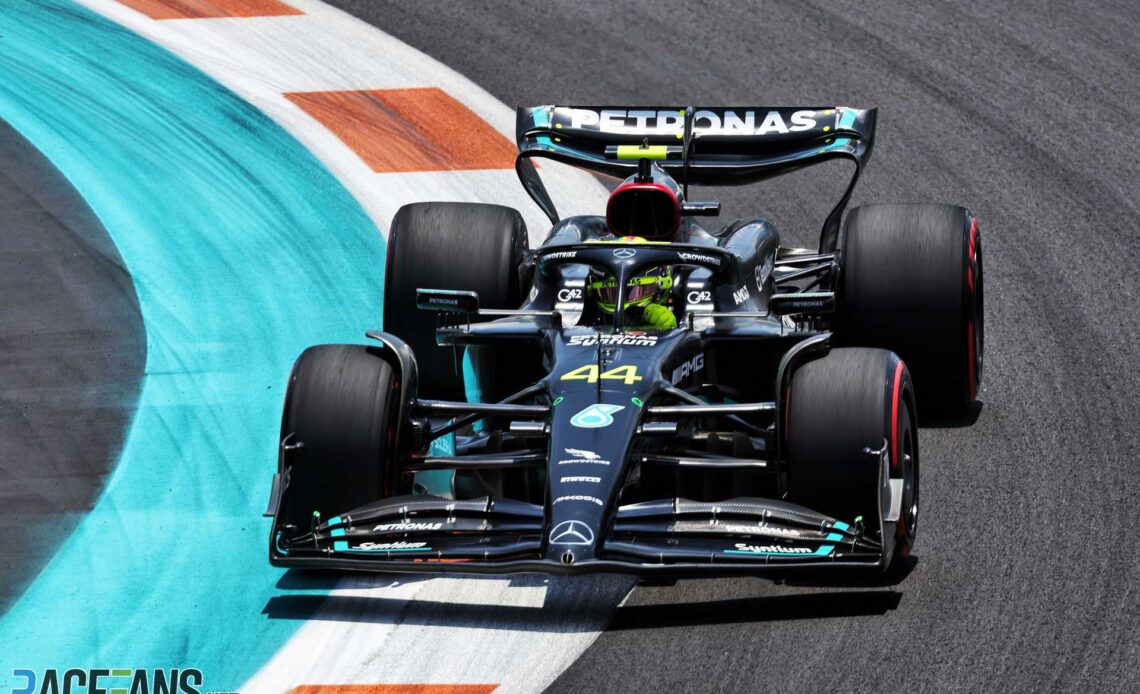 Lewis Hamilton, Mercedes, Miami International Autodrome, 2023