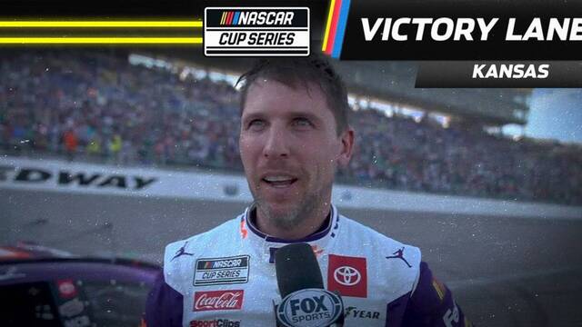 Hamlin on passing Larson: ‘Glad he was able to at least finish’