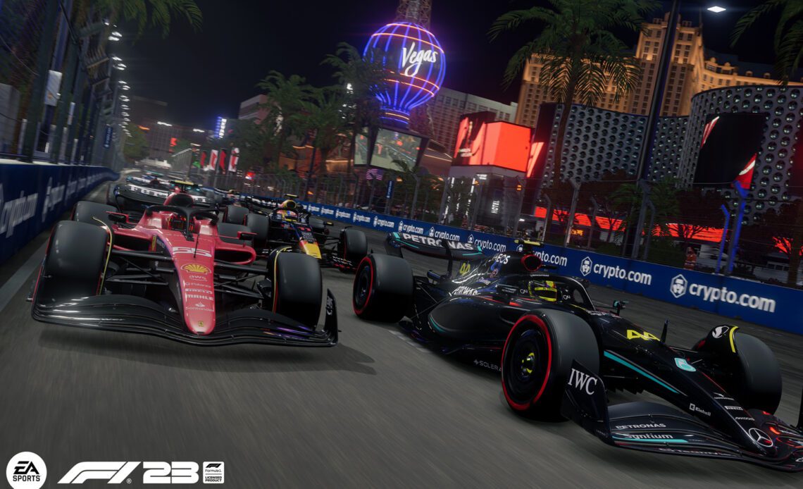 Las Vegas Strip Circuit in F1 23 screenshot, 2023
