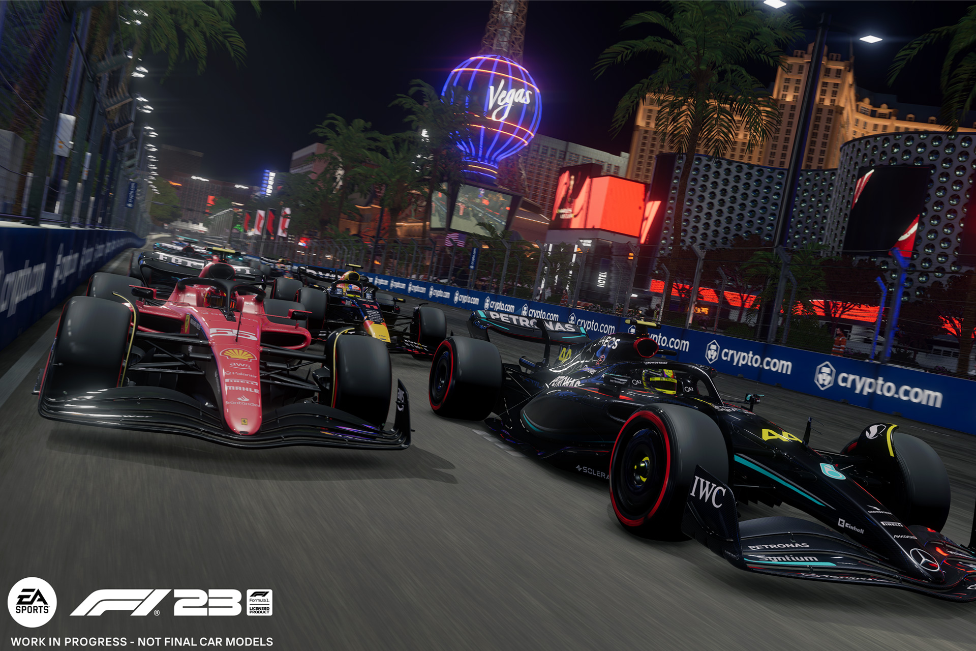 Las Vegas Strip Circuit in F1 23 screenshot, 2023