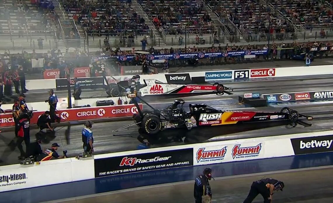 Leah Pruett, Doug Kalitta, Top Fuel Dragster, Qualifying Rnd 2, Circle K Four Wide Nationals, ZMAX D