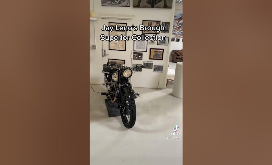 Many of these bikes are valued at over 1 million dollars - Jay Leno's Brough Superior Collection