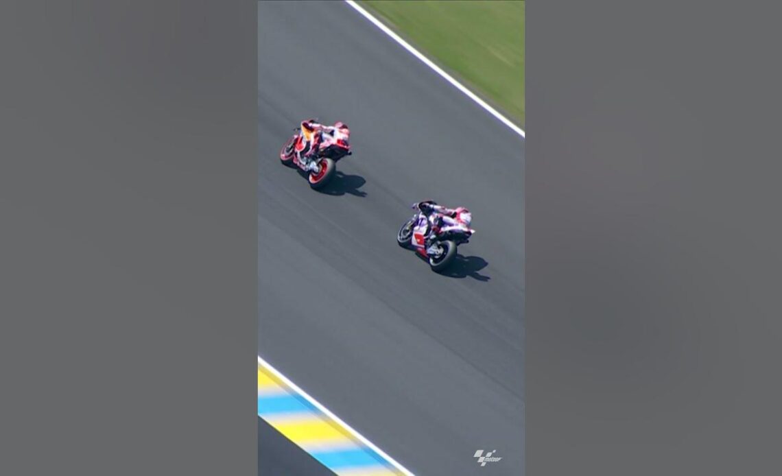 Marquez crashes out battling for P2! | 2023 #FrenchGP