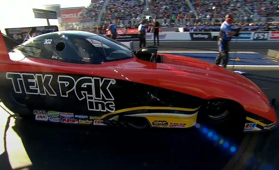 Mike McIntire, Dale Creasy Jr , Dave Richards, Funny Car, Qualifying Rnd 1, Circle K Four Wide Natio
