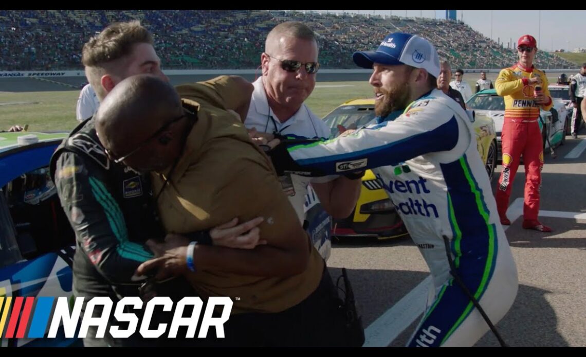 NASCAR's Elton Sawyer reacts to Chastain, Gragson fight on pit road