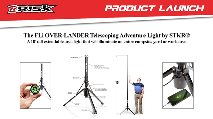 NEW! 10 ft Outdoor Adventure Light from STKR/Risk Racing