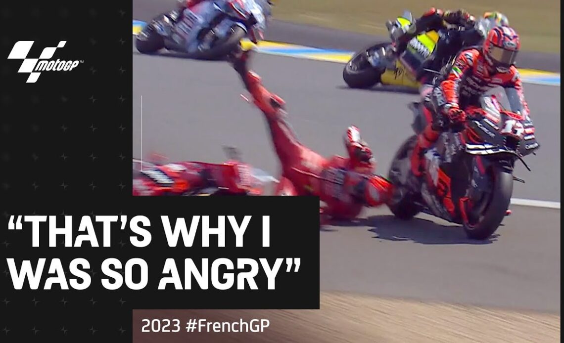Pecco and Maverick debrief their Le Mans clash 🎙️ | 2023 #FrenchGP