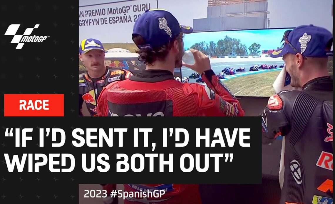 Post-race chat with the Top 3 👀 | 2023 #SpanishGP 🇪🇸
