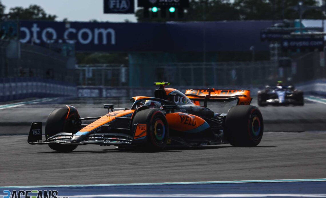 Lando Norris, McLaren, Miami International Autodrome, 2023